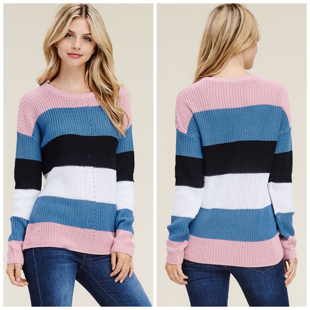 🛍LAST 1! SALE!! Soft Color Block Sweater! - Picture 5 of 6